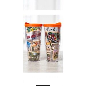 Tervis San Antonio 24 oz Tumbler Insulated Travel Souvenir collectable with lid